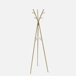Coat Rack Deer Antique Gold [Display]